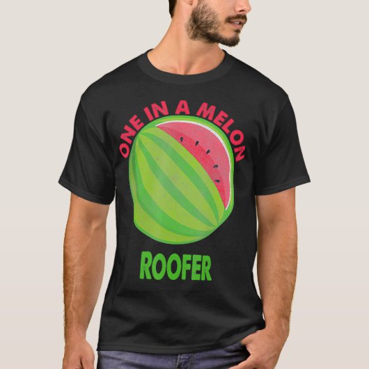 T-shirt Retraite de pastèque dans un toit Melon (Devant)