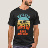 T-shirt Retraité Directeur de bande Funny Music Happy Reti (Devant)