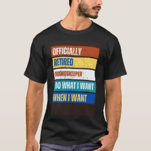 T-shirt Retraité du gardien de la route Retraité Retraité