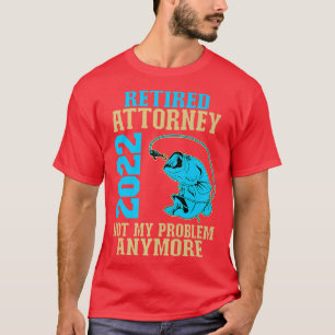 T-shirt Retraite du procureur 2022 Pêcheur Lover Retraite