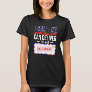 T-shirt Retraite Du Travailleur De La Poste Pour Homme Mai