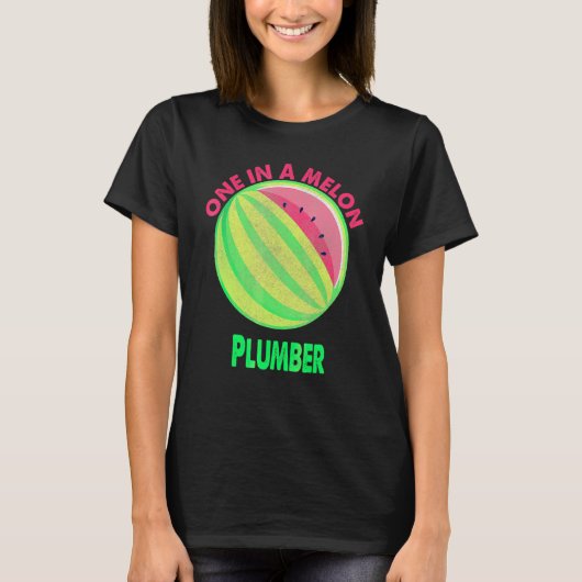 T-shirt Retraite D'Un Plomber Melon (Devant)