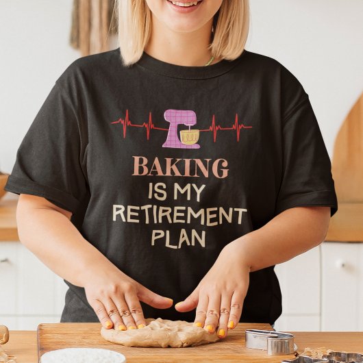 T-shirt Retraité et cuisson