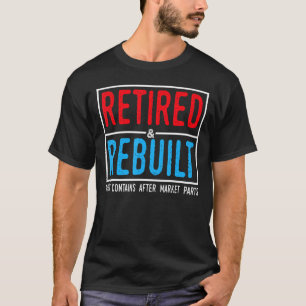 T-shirt Retraité Et Reconstruite Pièces De Remplacement Du