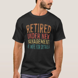 T-shirt Retraite Femmes Hommes Retraité Vintage Qui Part à