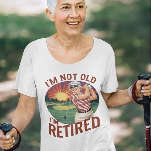 T-shirt Retraite intemporelle : Chemise de golf