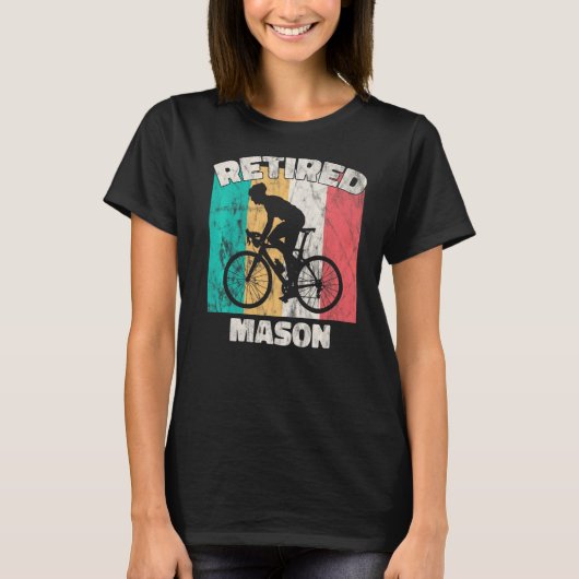 T-shirt Retraite Mason retraité (Devant)