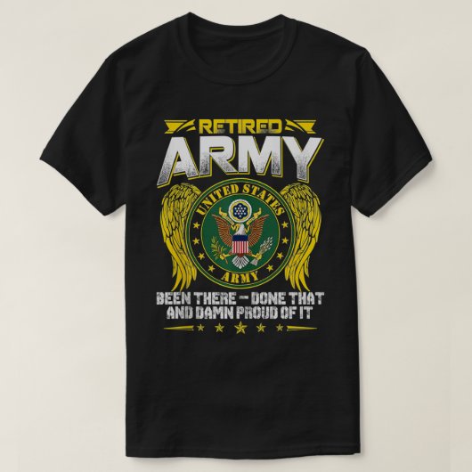 T-shirt Retraite militaire (Design devant)