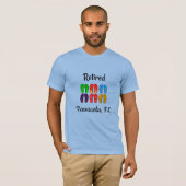 T-shirt Retraité - Pensacola, FL (Devant entier)