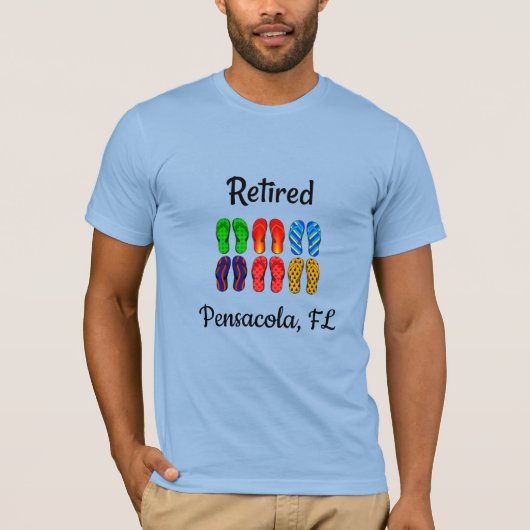T-shirt Retraité - Pensacola, FL (Devant)