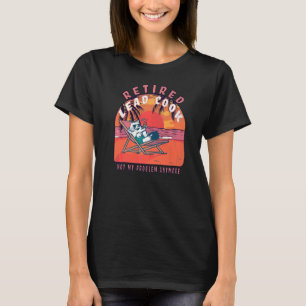 T-shirt Retraité Plomb Cook Retraite Vintage