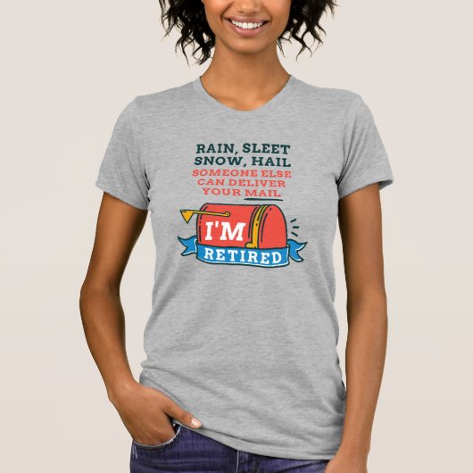 T-shirt Retraité Postal Worker Custom Mailman Retraite (Devant)