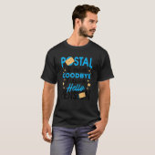 T-shirt Retraité Postal Worker Funny Retraite Party cadeau (Devant entier)