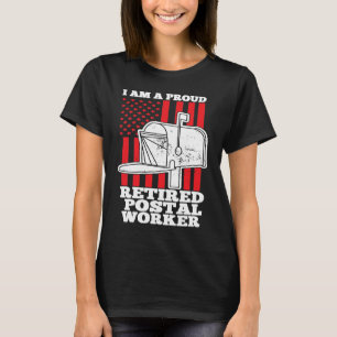 T-shirt Retraité Postal Worker Love Mailman Retirement DA1