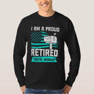 T-shirt Retraité Postal Worker Love Mailman Retraite