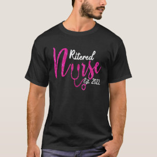 T-shirt Retraite pour infirmière 2022 Infirmière retraitée