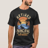 T-shirt Retraité Principal Pas Mon Problème Plus Retraité (Devant)