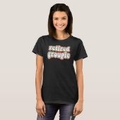 T-shirt Retraite Retraite Retraite Retire Roller Disco les (Devant entier)