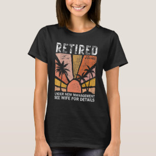 T-shirt Retraité Sous Nouvelle Direction Voir Femme Pour P