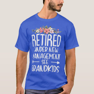 T-shirt Retraité Sous Nouvelle Gestion Voir Petits-Enfants