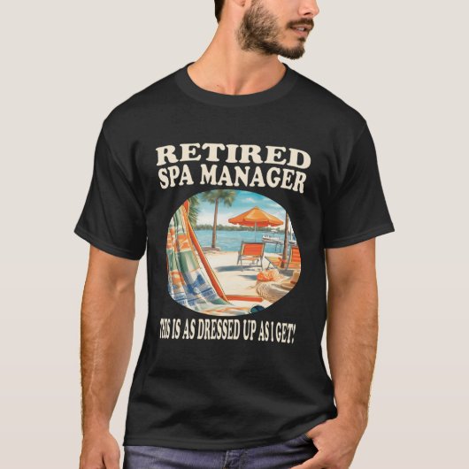 T-shirt Retraité Spa Ager Relaxation (Devant)