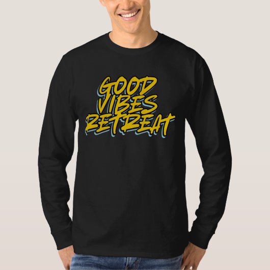 T-SHIRT RETRAITE VIBES POSITIVES (Devant)