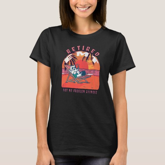 T-shirt Retraite Vintage (Devant)