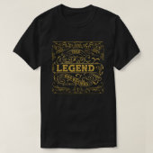 T-shirt Retraite vintage Black Gold Legend (Design devant)