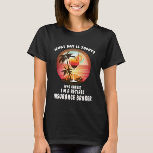 T-shirt Retraités de retraite du courtier d'assurance