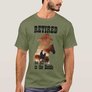 T-shirt Retraités mais toujours en selle : la retraite dan