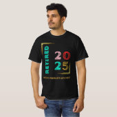 T-shirt Retred 2025 (Devant entier)