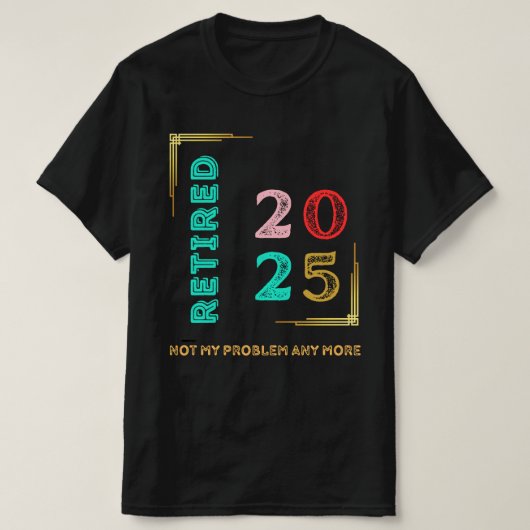 T-shirt Retred 2025 (Design devant)