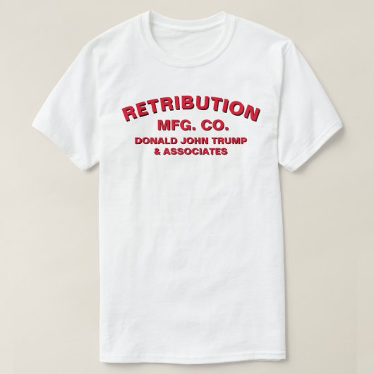 T-shirt Rétribution Mfg. Co.™ (Design devant)