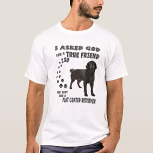 T-shirt Retriever à couche plate Citation Maman, Flattie