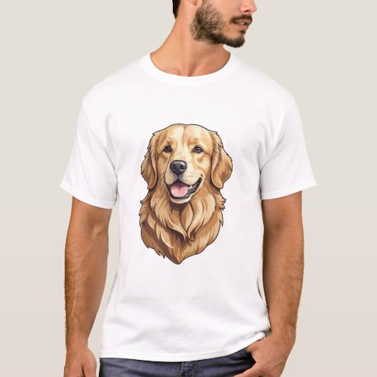 T-shirt Retriever doré  (Devant)