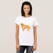 T-shirt Retriever doré (Devant entier)