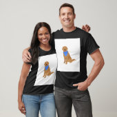 T-shirt Retriever doré (Unisexe)