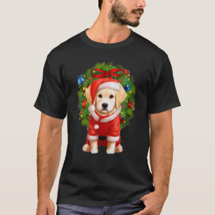 T-shirt Retriever doré Noël Femmes Filles
