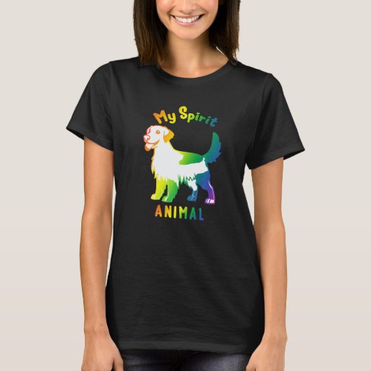 T-shirt Retriever doré pour doré (Devant)