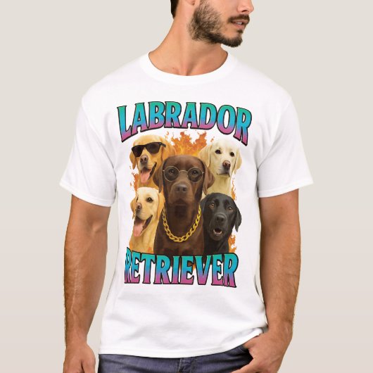 T-shirt Retriever du Labrador (Devant)