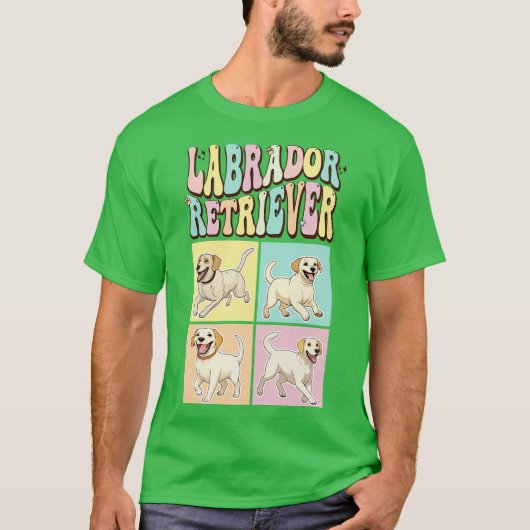 T-shirt Retriever du Labrador (Devant)