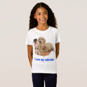 T-Shirt Retriever du Labrador (Devant entier)