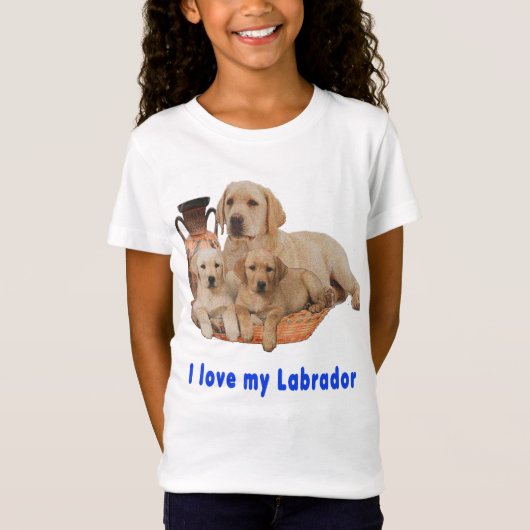 T-Shirt Retriever du Labrador (Devant)