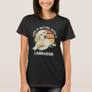 T-shirt Retriever du Labrador Avec Un Chien Labrador