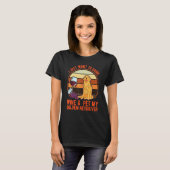 T-shirt Retrievers dorés drôles et vin (Devant entier)