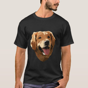 T-shirt Rétrificateur Dark Golden Labrador