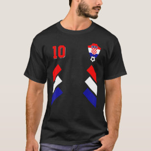 T-shirt Retro10 Football croate Croatie football Croatie F