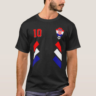 T-shirt Retro10 Football croate Croatie football Croatie F