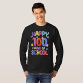 T-shirt Retro 100th Day Of School Teachers Kids Child Happ (Devant entier)