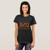 T-shirt Rétro 1692 Ils Ont Manqué Une Sorcière Salem 1692  (Devant entier)